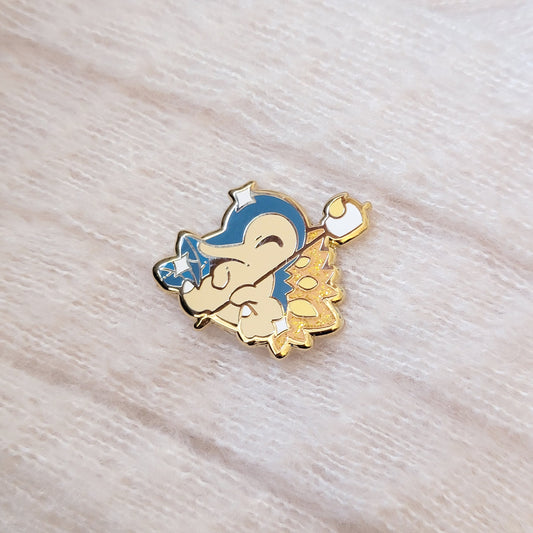 Campfire Shrew Cyndaquil Pin