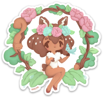 Forest Fawn Sticker