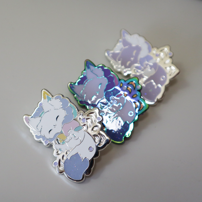 Pastel/Color Block Snow Fox ~ Limited Edition ~ Last chance