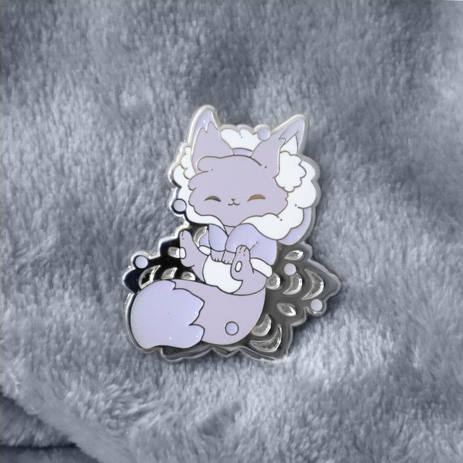 White/Purple Snow Fox ~ Limited Edition