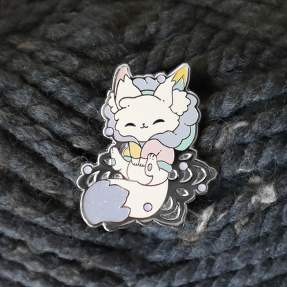 Pastel/Color Block Snow Fox ~ Limited Edition ~ Last chance