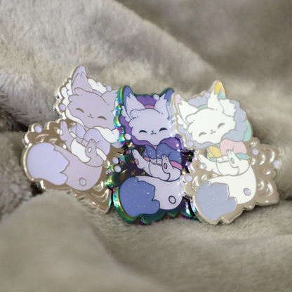 Pastel/Color Block Snow Fox ~ Limited Edition ~ Last chance
