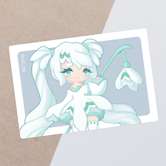 Snowdrop Postcard Print - Dec 22