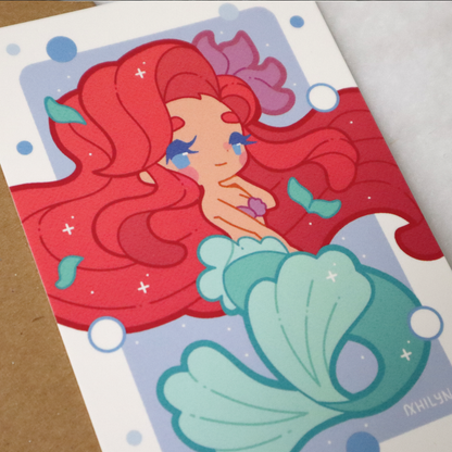 Sea Princess Postcard Print