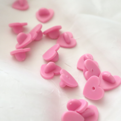 Heart Rubber Clutches
