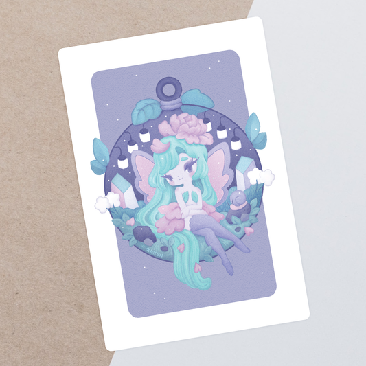 Fairy Garden Postcard Print
