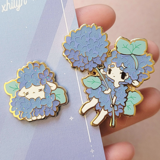 Hydrangea Pins - August 2022