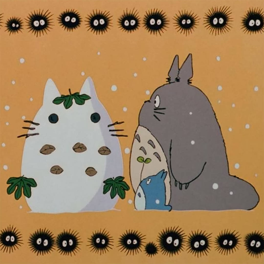 Totoro Snowman Pin