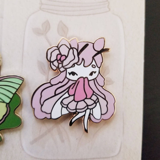 Orchid Mantis Fairy Pin