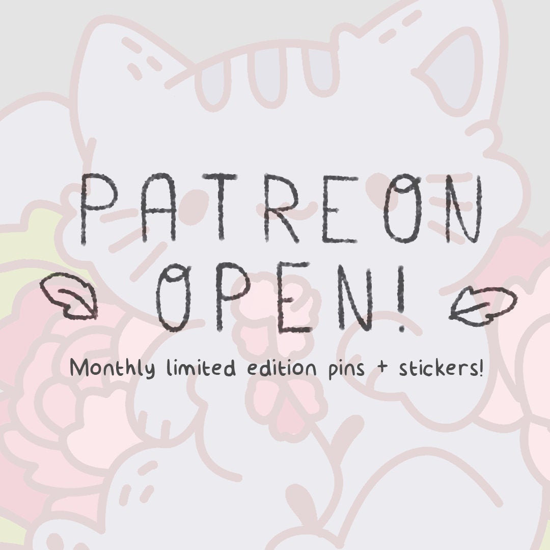 Kitty Planter Sticker