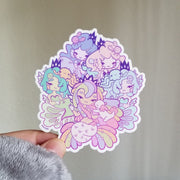 Mermaid Princesses ~ Weatherproof Vinyl Sticker