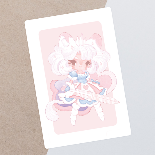 Pastel Knight Postcard Print