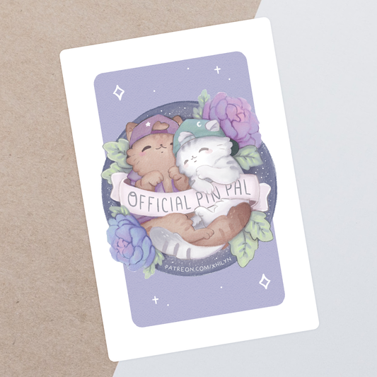 Pin Pals Postcard Print