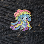 Rainbow Jellyfish Recolor Pin - Limited Edition ~ Last chance