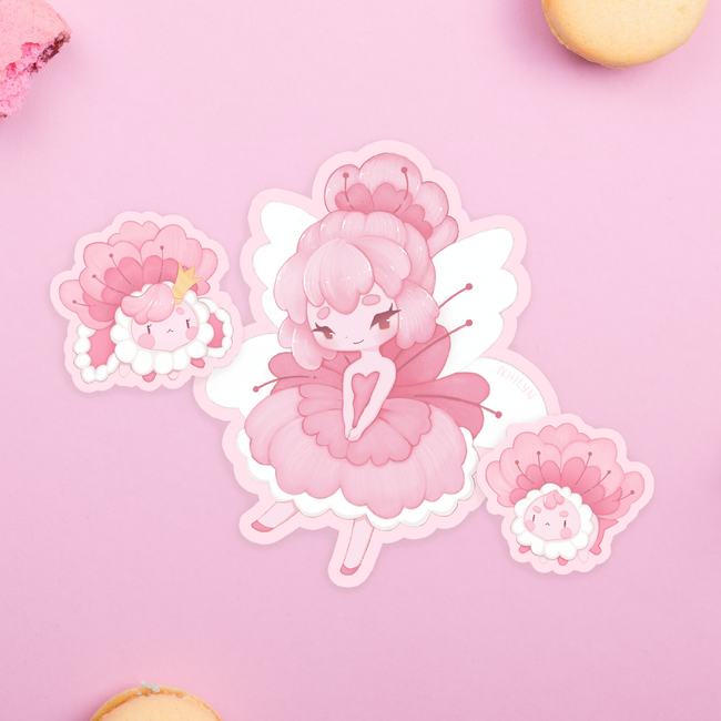 Cherry Blossom Fairy Sticker