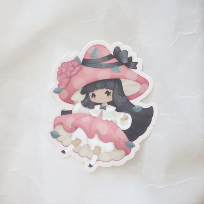 Mushroom Princess & Baby Mushroom Stickers ~ Last chance