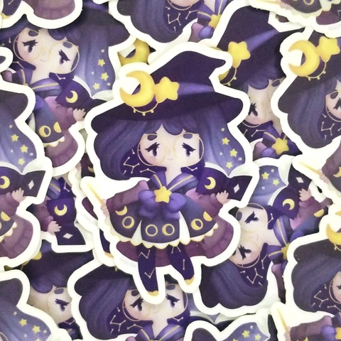 Astrology Witch Sticker ~ Last chance