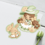 Tea Witch & Tea Bunny Stickers