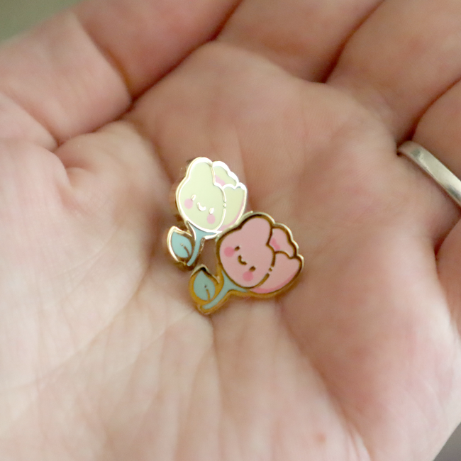 Tiny Tulip Mini Pins ~ Last chance